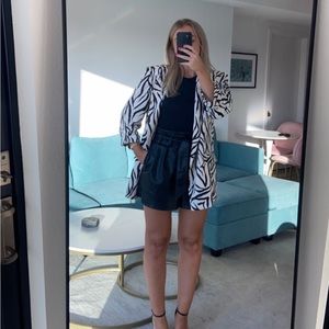 Zara NWT zebra blazer